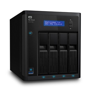 WD My Cloud EX4100 (WDBWZE0000NBK) 0TB 4-Bay Network Attached Storage